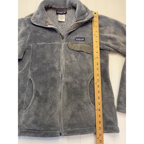 Patagonia Re-Tool Full Zip Fleece Jacket Gray Pockets - Size Women's XS - Picture 3 of 6